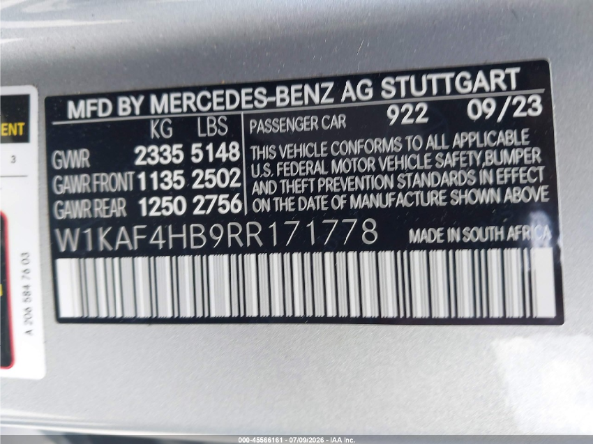 Mercedes C-class 300 2024