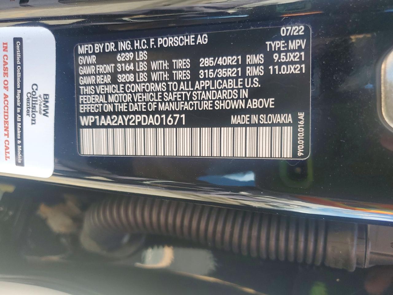 Porsche Cayenne BASE 2023