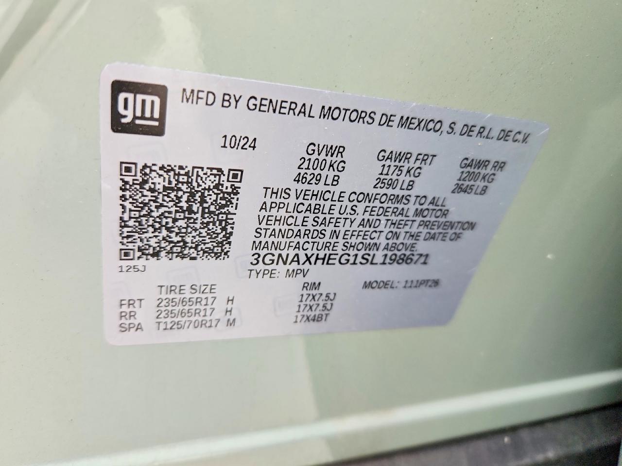 Chevrolet Equinox LT 2025