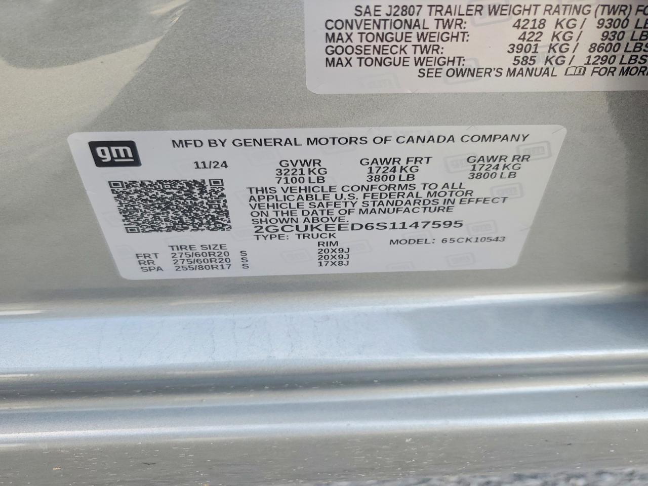 Chevrolet SILVERADO K1500 RST 2025