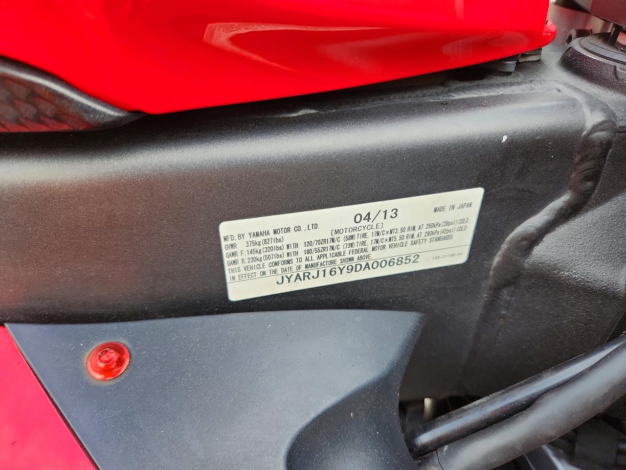  YZFR6