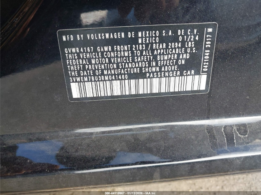 Volkswagen Jetta SE 2024