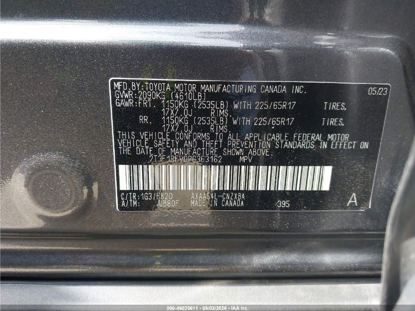 Toyota RAV4 LE 2023