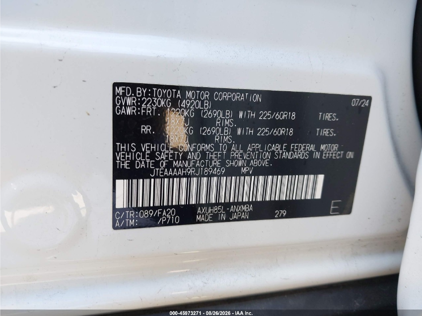 Toyota Venza LE 2024
