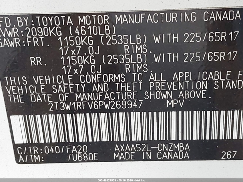 Toyota RAV4 XLE 2023