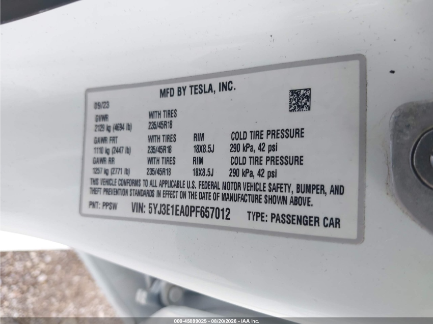 Tesla Model 3 2023
