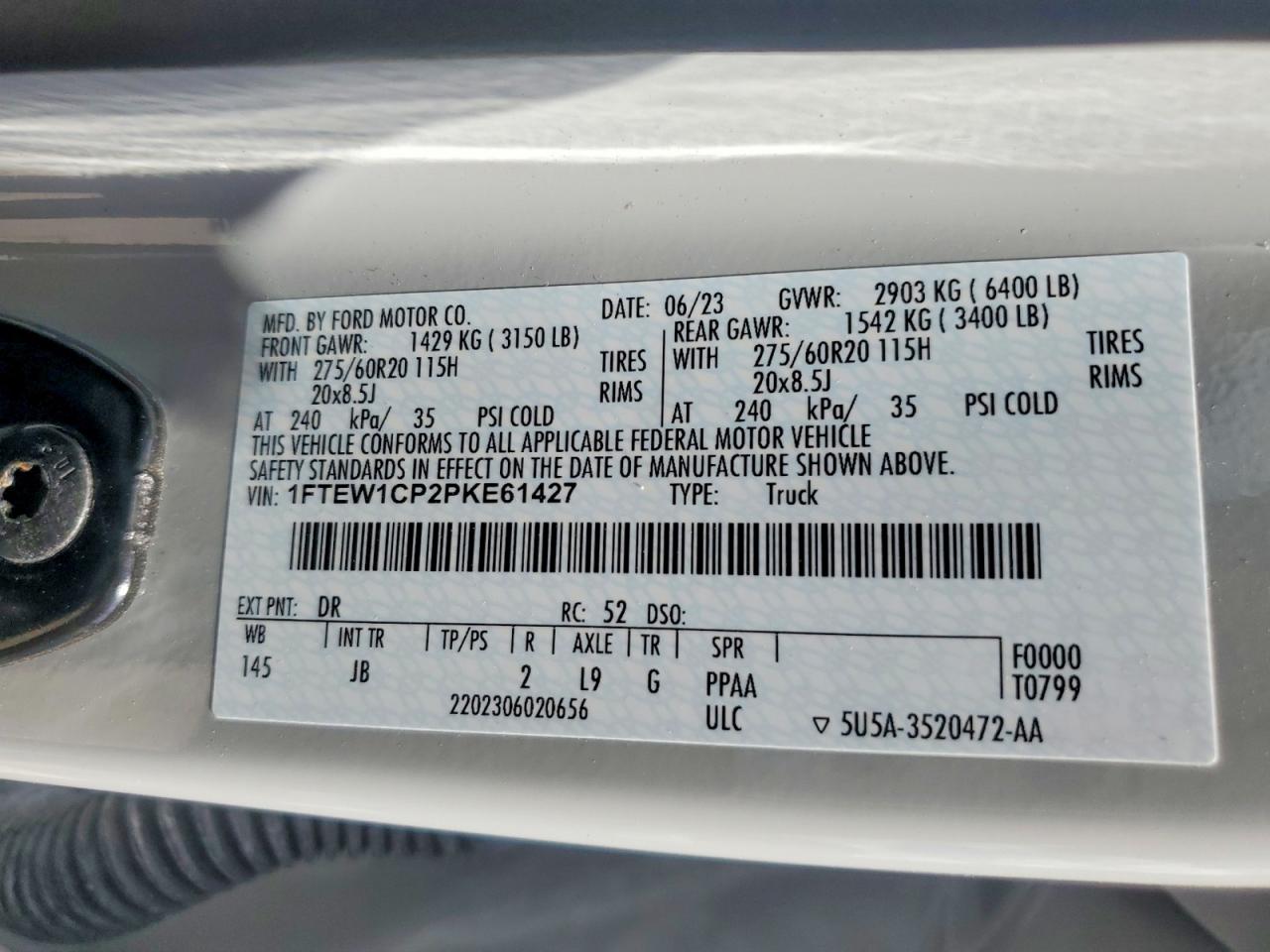 Ford F-150 XL 2023