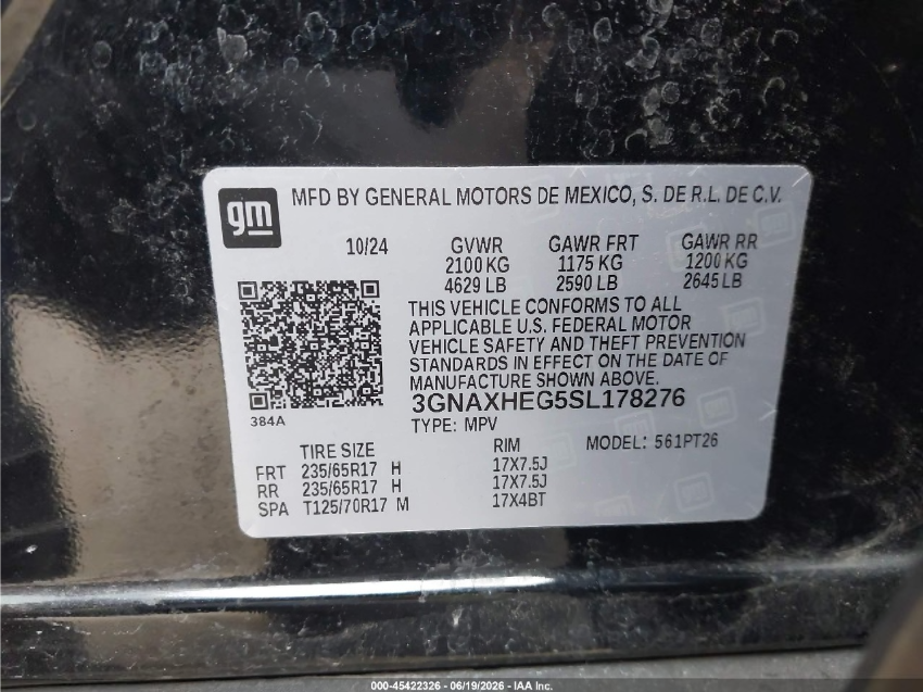 Chevrolet Equinox LT 2025
