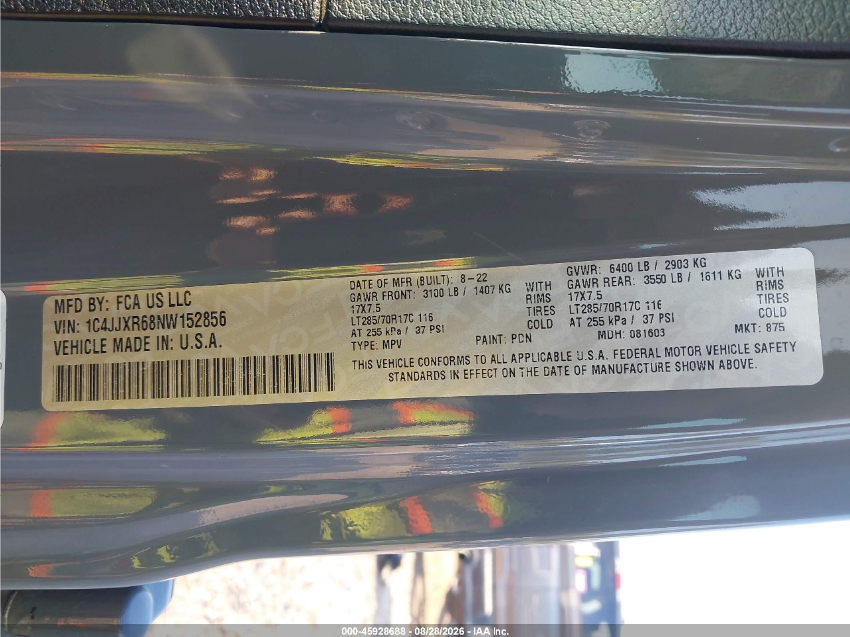 Jeep Wrangler 4XE UNLIMITED RUBICON 4X4 2022