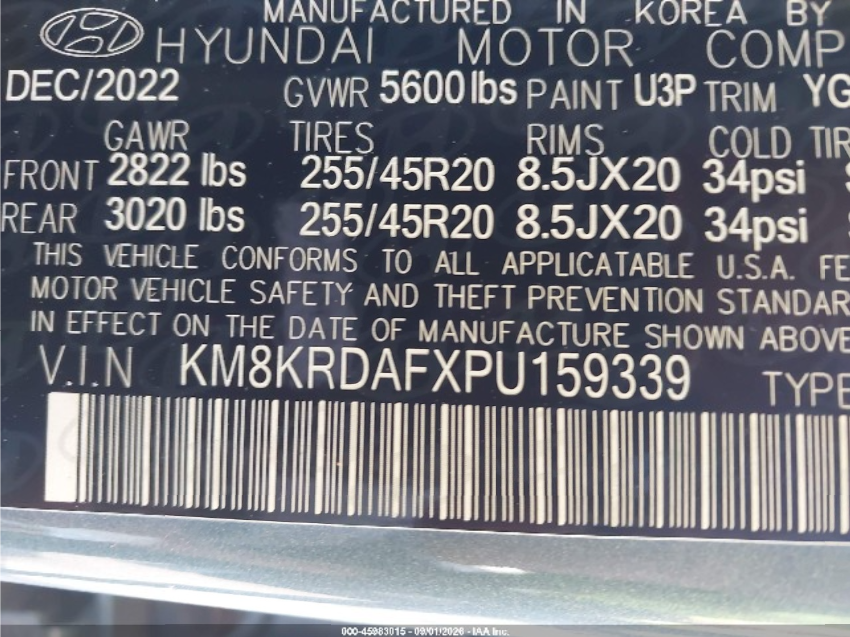 Hyundai Ioniq 5 LIMITED 2023