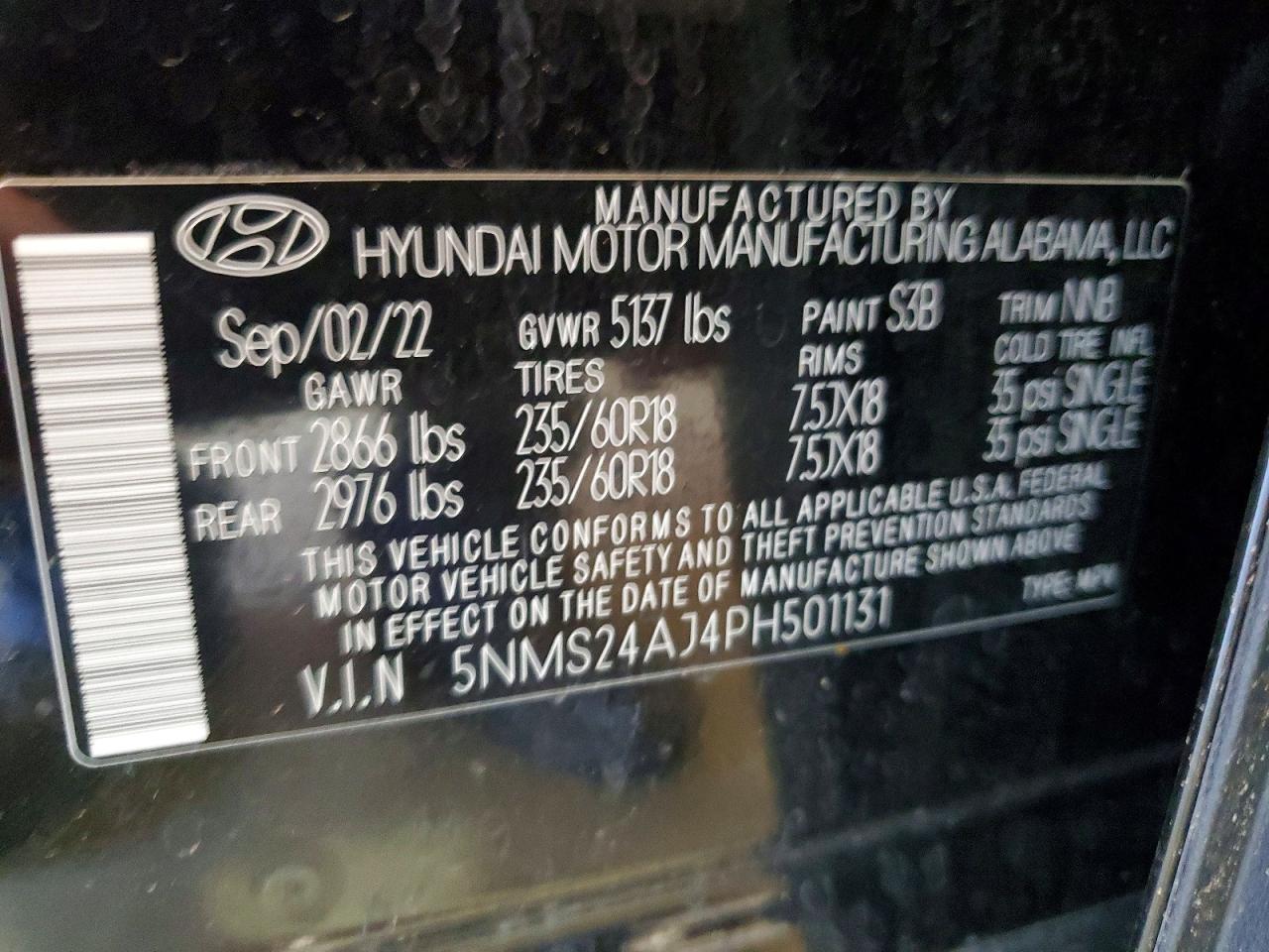 Hyundai Santa Fe SEL 2023