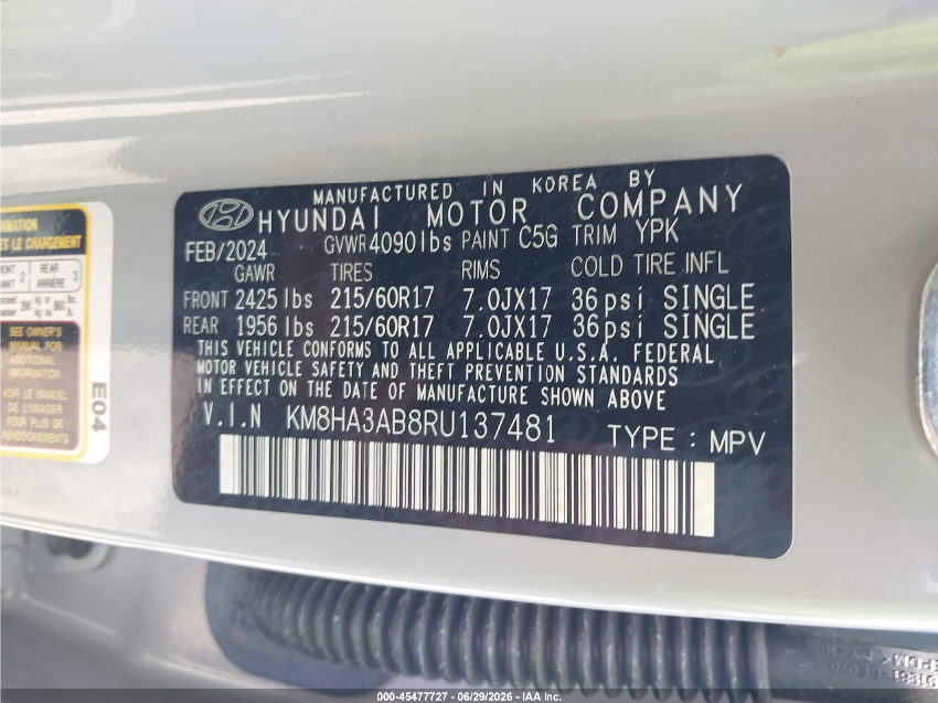 Hyundai Kona SE 2024