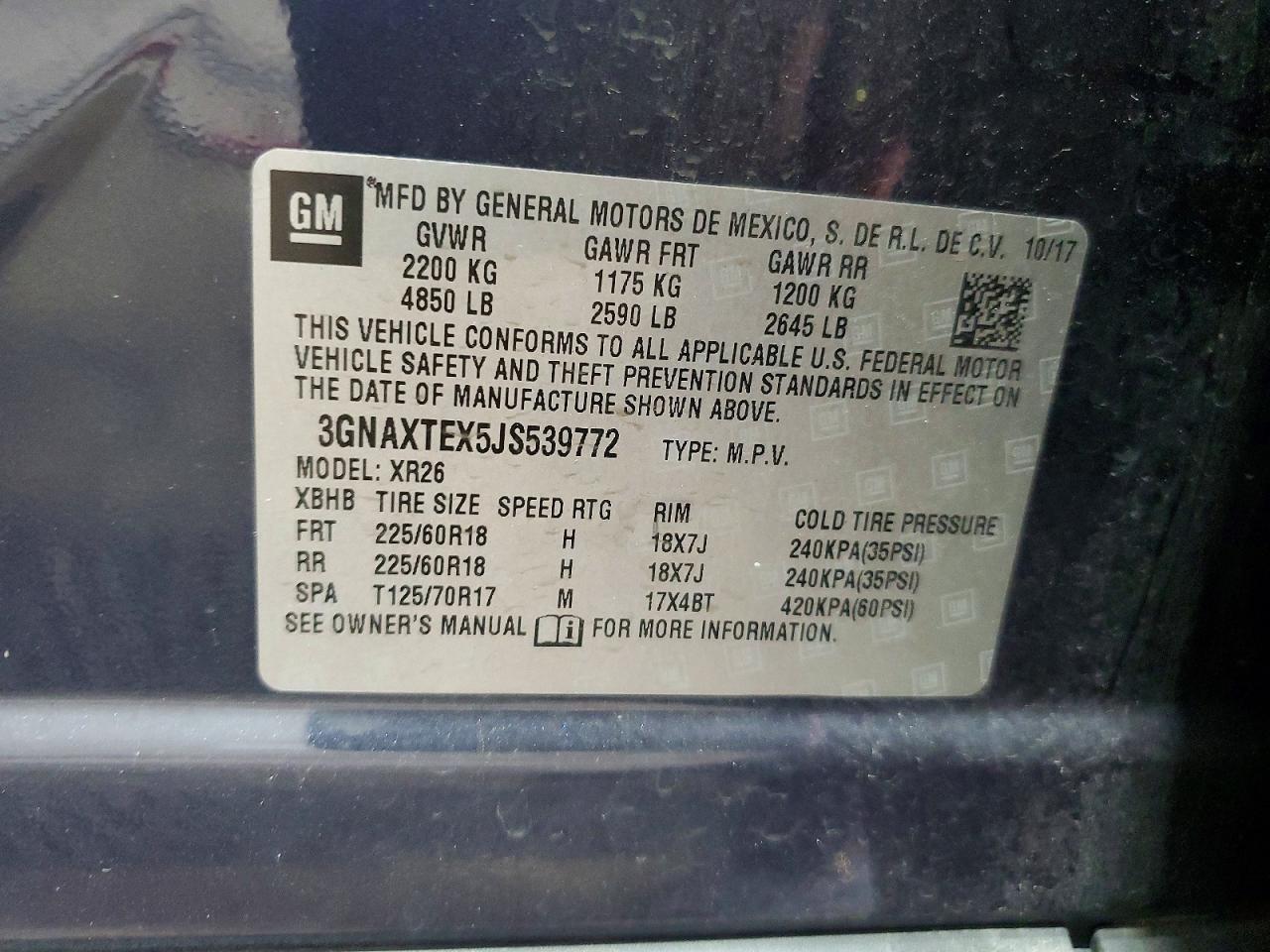 Chevrolet Equinox LT 2018