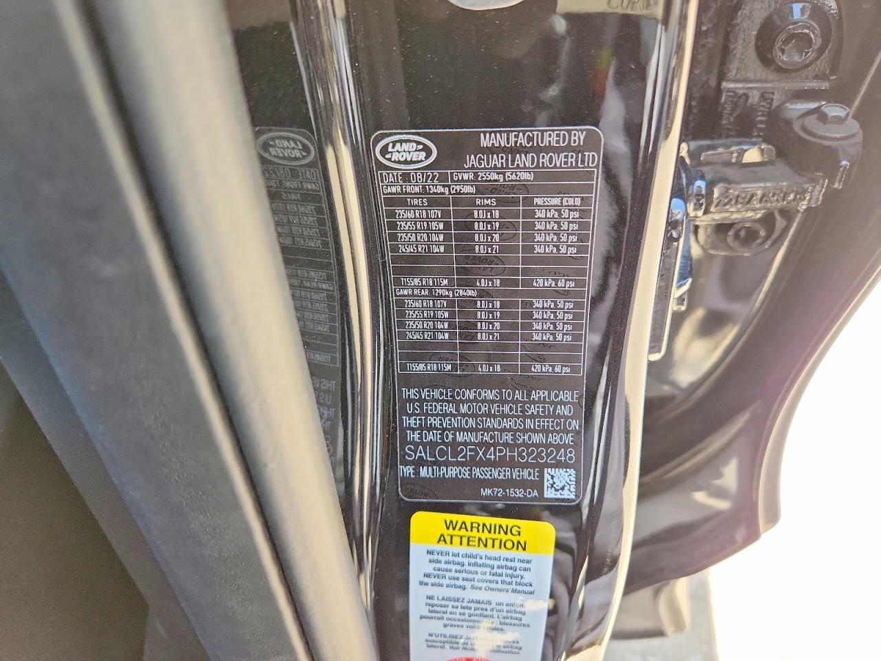 Land Rover DISCOVERY SPORT SE R-DYNAMIC 2023