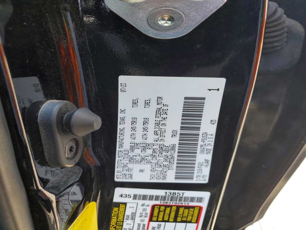 Toyota TUNDRA SR 2023
