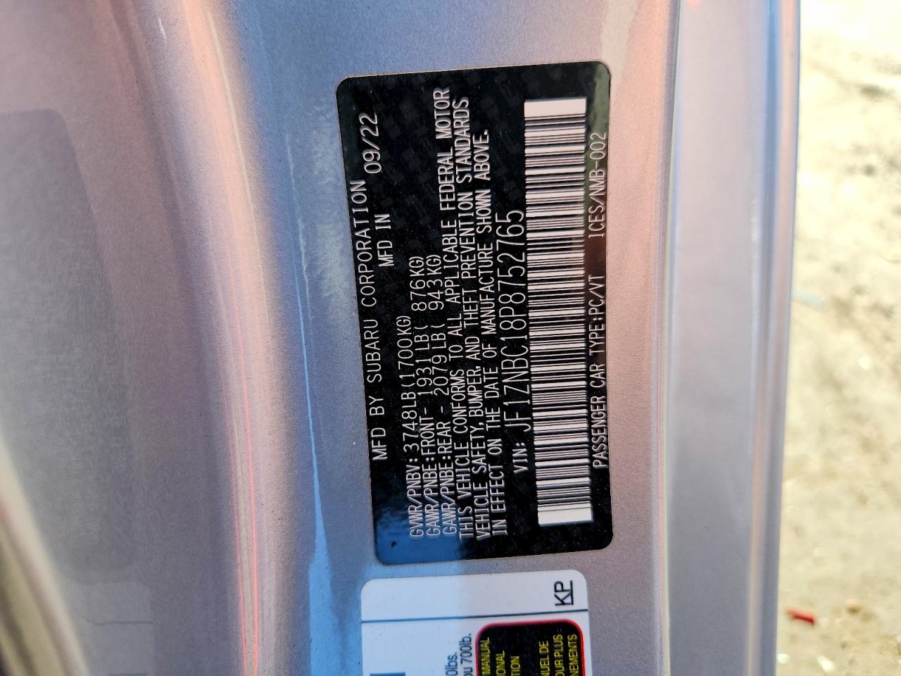 Toyota GR86 BASE 2023