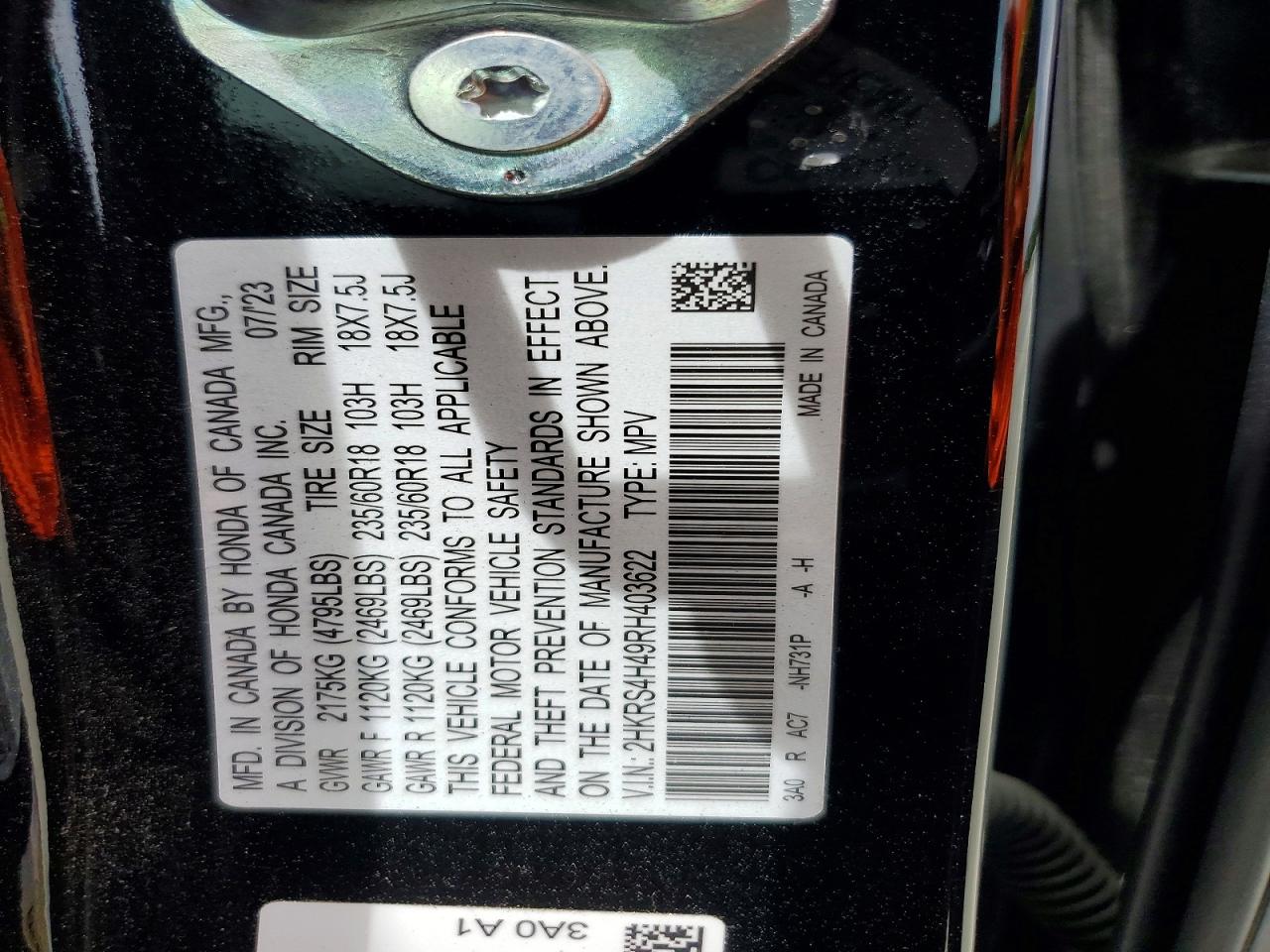Honda CR-V EX 2024