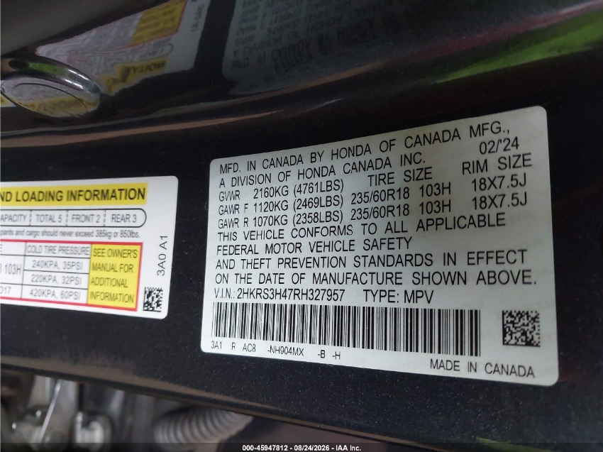 Honda CR-V EX 2024