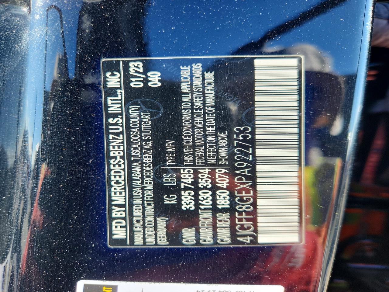 Mercedes GLS 580 4MATIC 2023