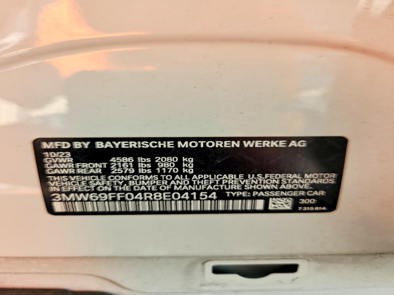 BMW 330I 2024