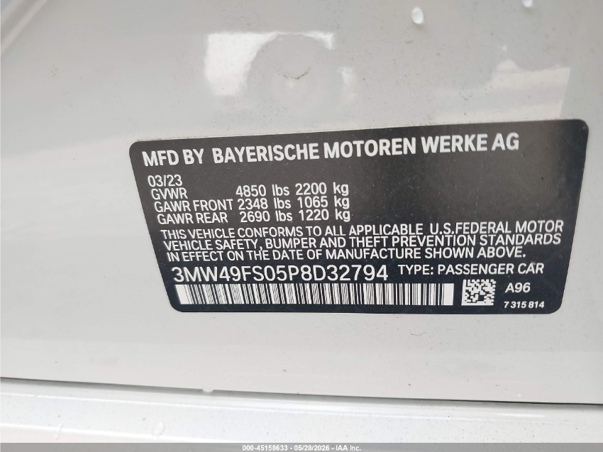 BMW M340I 2023