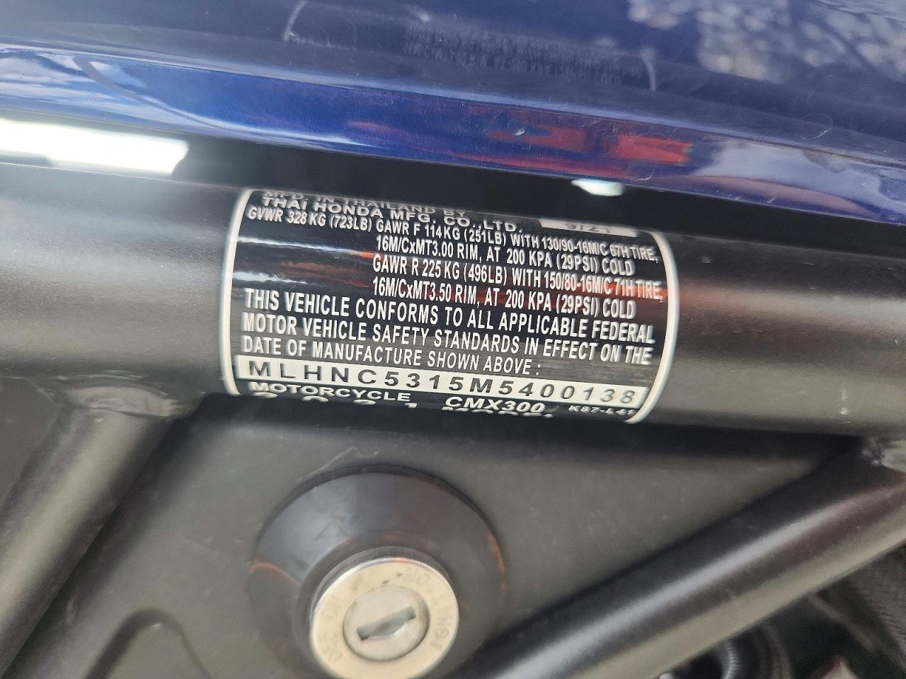 Honda CMX300 2021