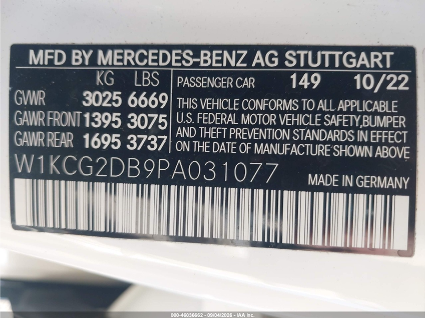 Mercedes EQS 450+ 2023