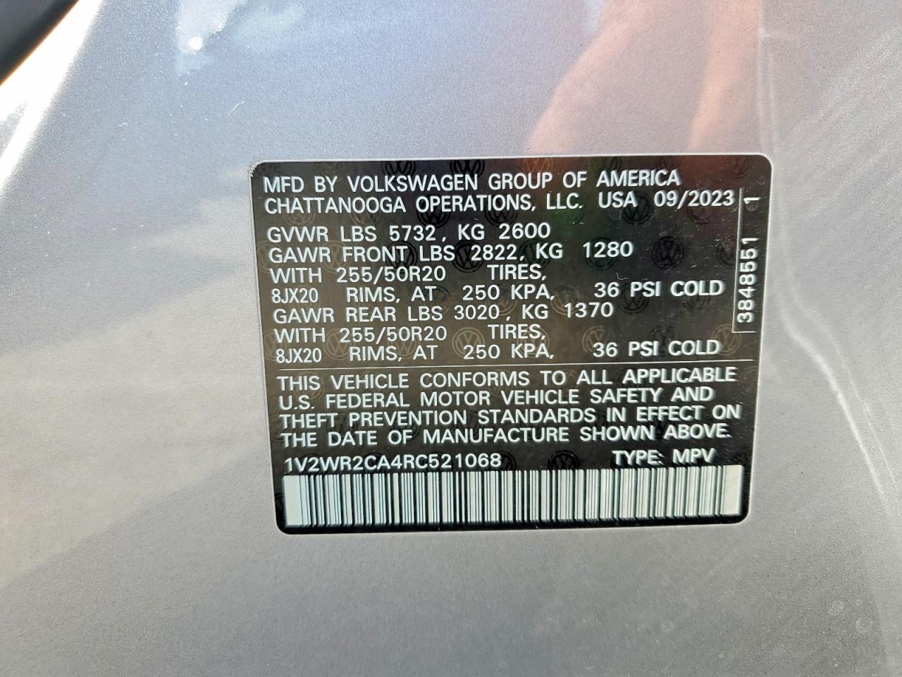 Volkswagen Atlas SE 2024