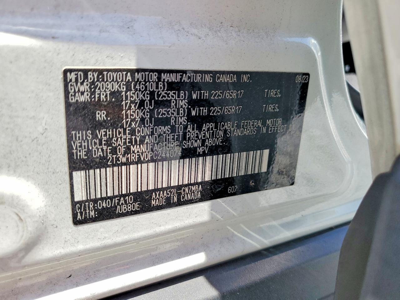 Toyota RAV4 XLE 2023