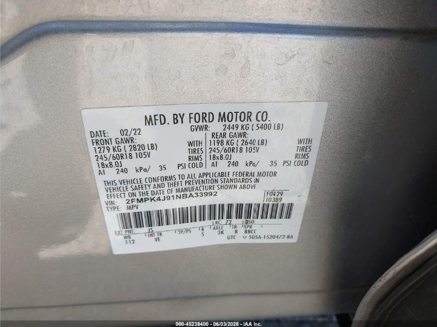 Ford Edge SEL 2022