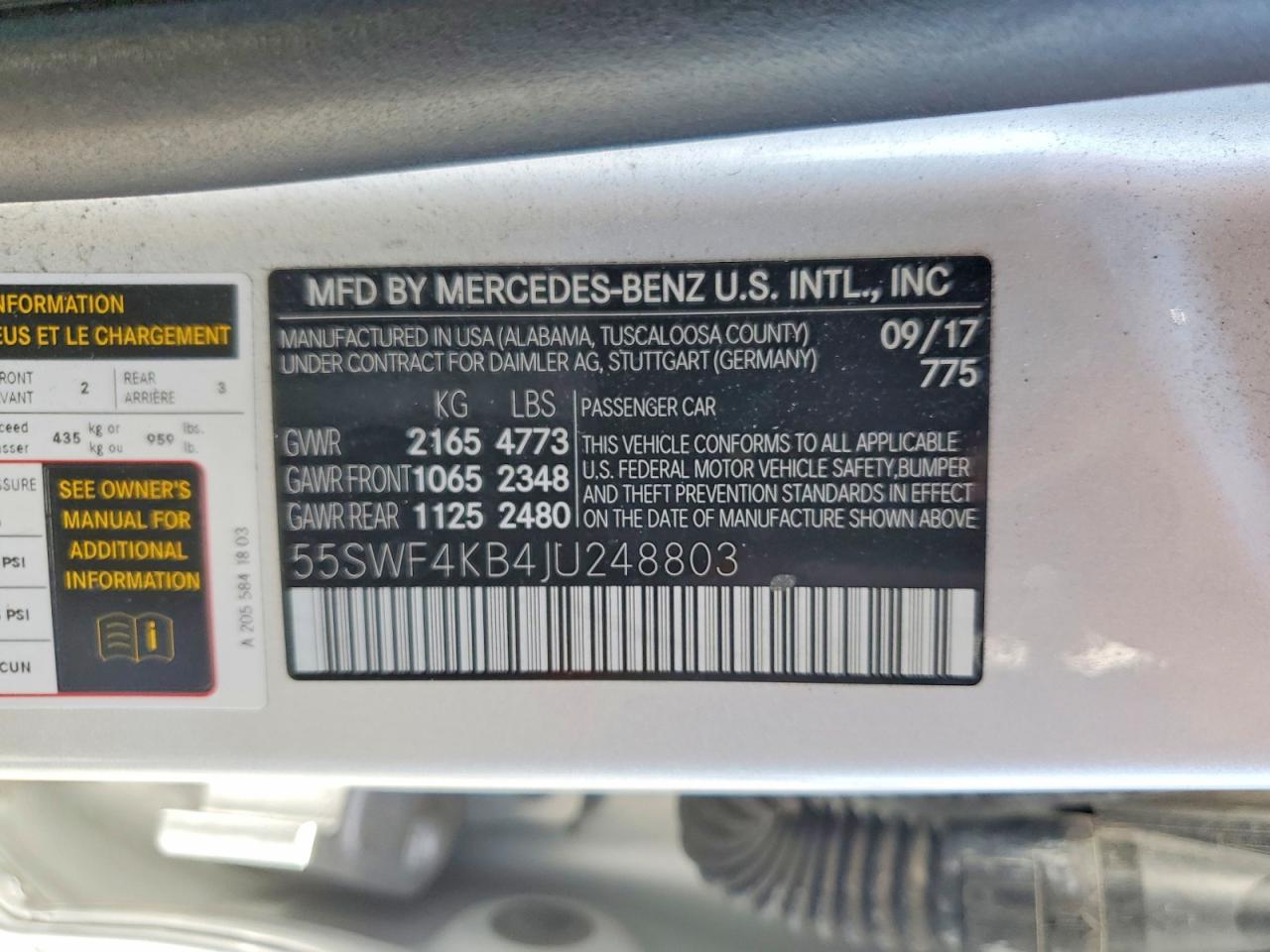 Mercedes C-class 300 4MATIC 2018