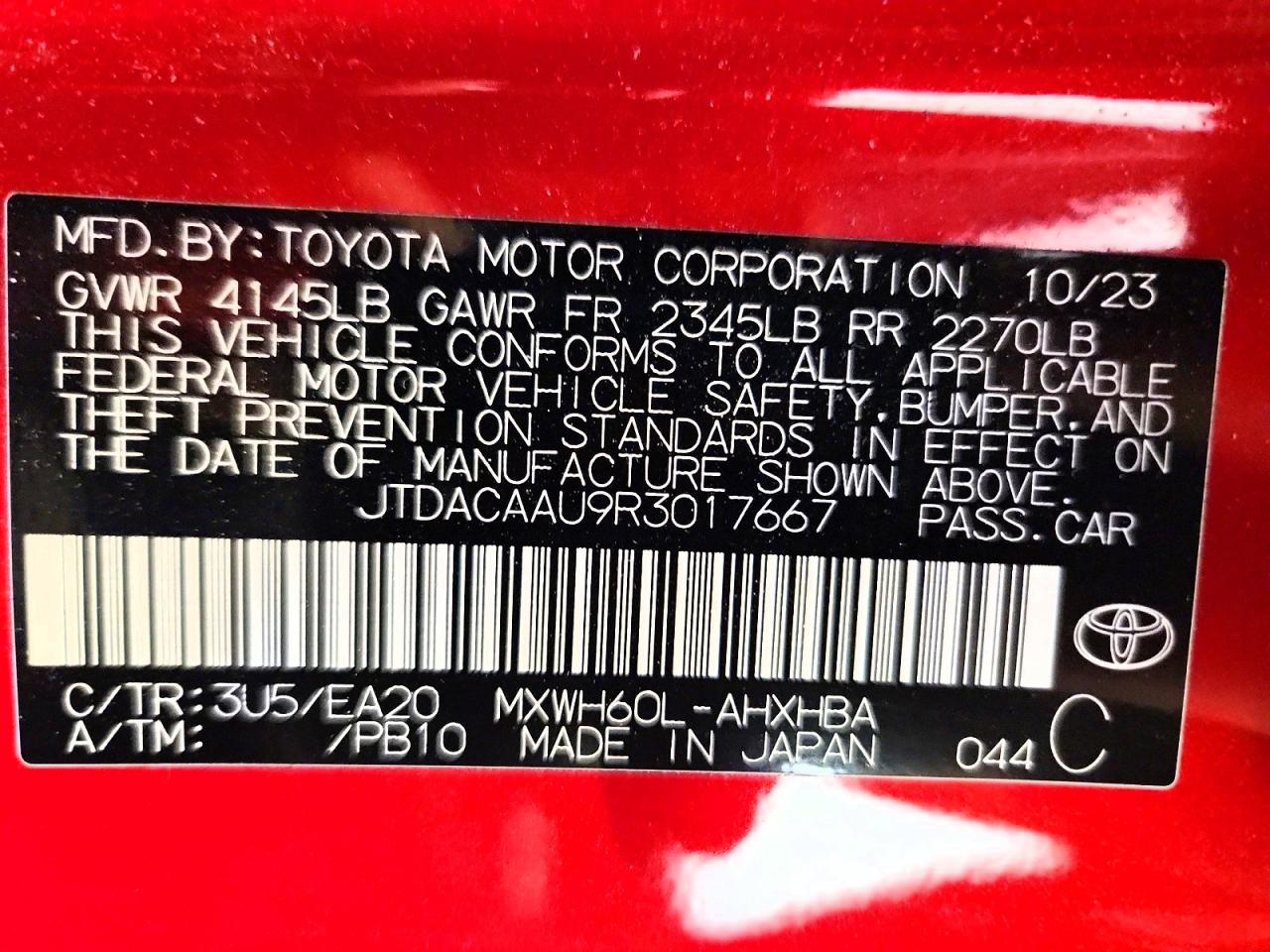 Toyota Prius LIMITED 2024