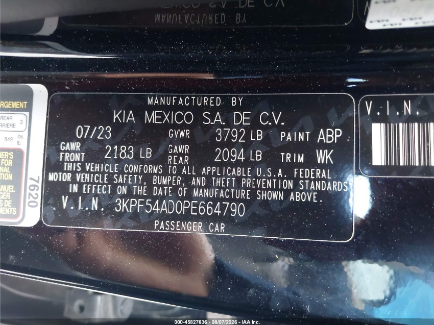 Kia Forte GT-LINE 2023
