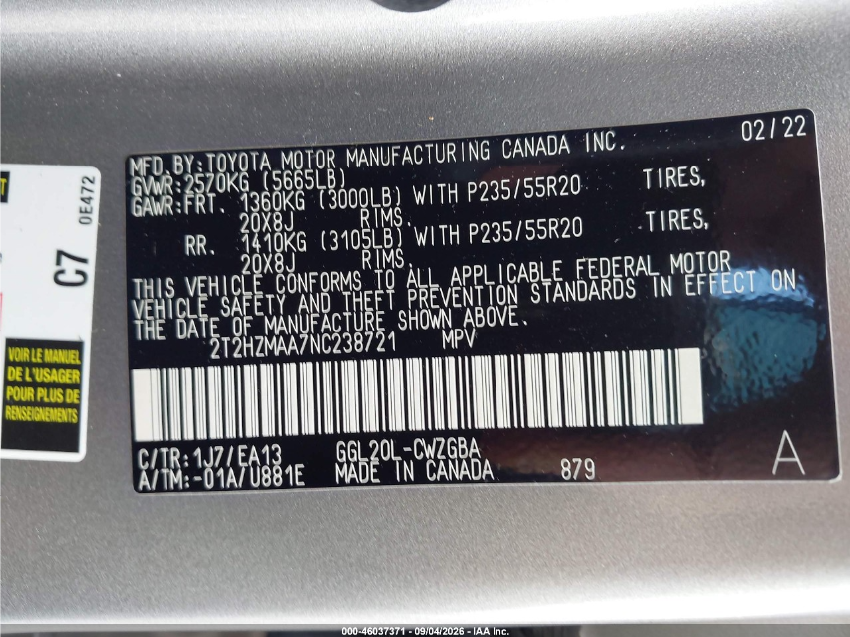 Lexus RX 350 2022