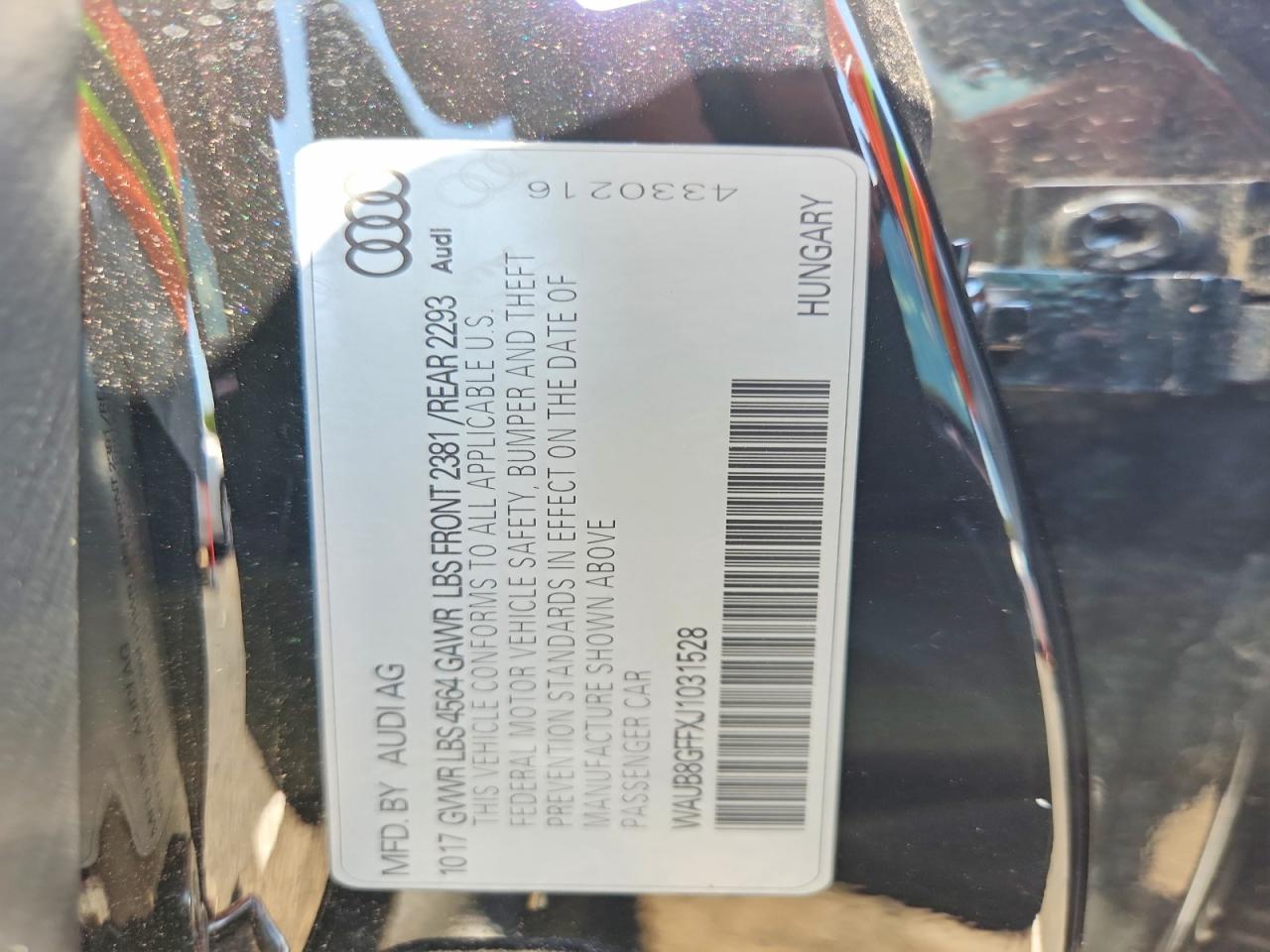 Audi A3 PREMIUM 2018