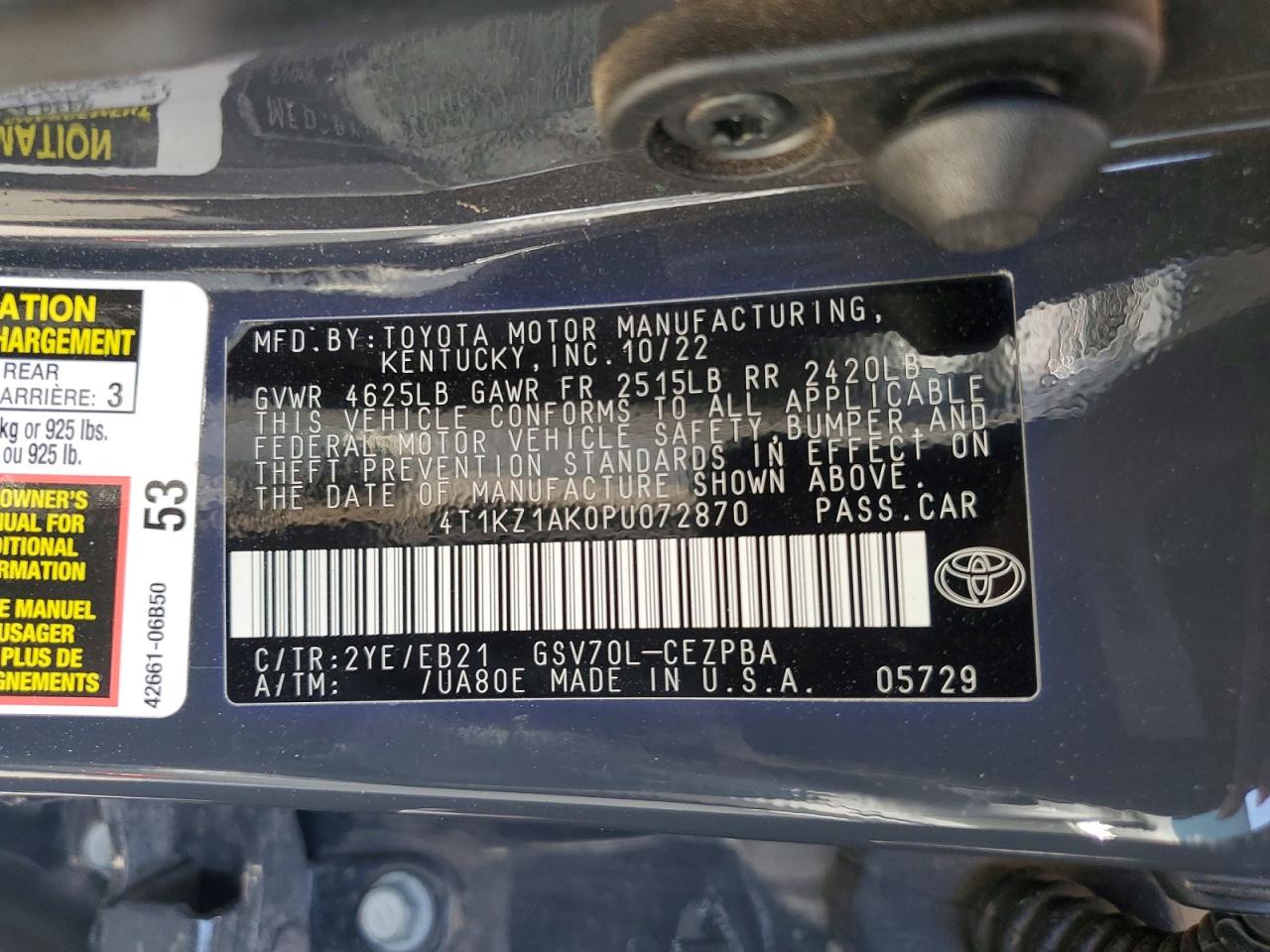 Toyota Camry TRD 2023