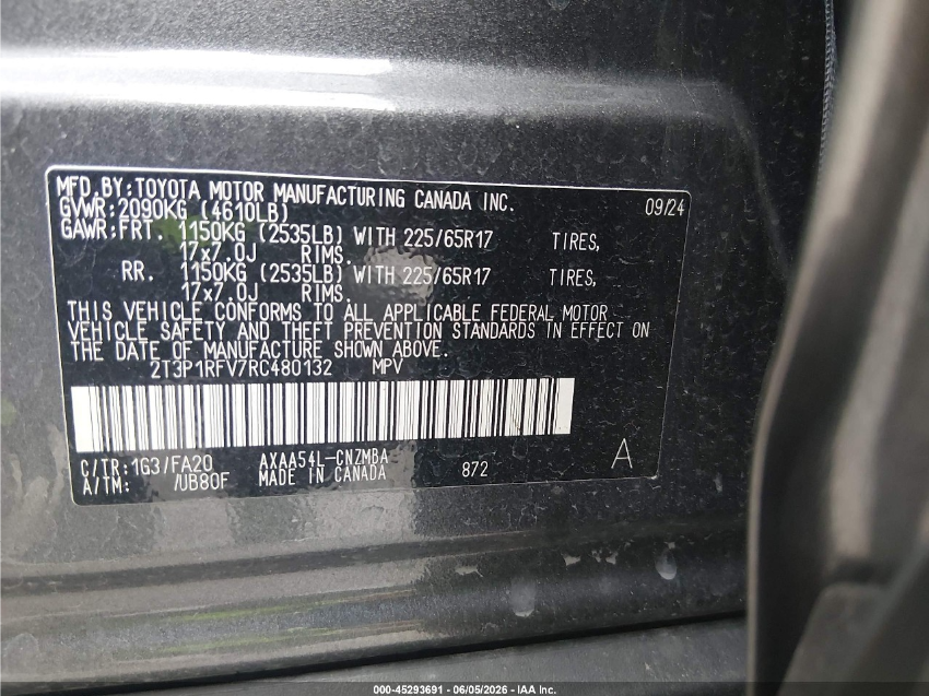 Toyota RAV4 XLE 2024