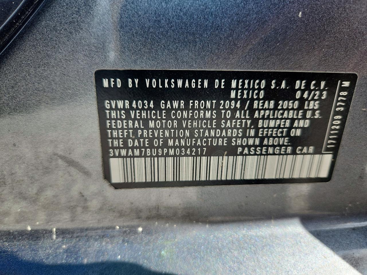 Volkswagen Jetta SPORT 2023