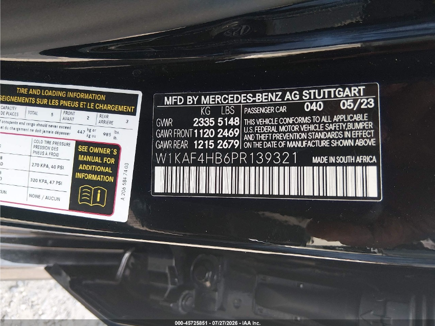 Mercedes C-class 300 4MATIC 2023