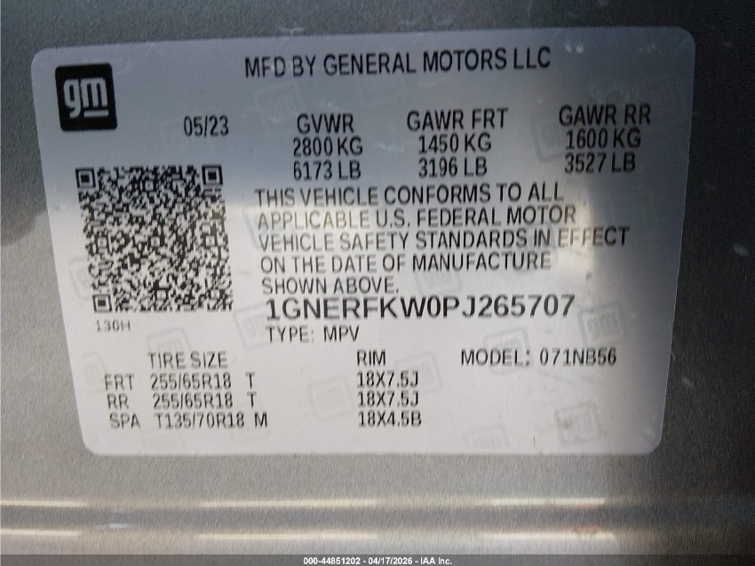 Chevrolet TRAVERSE LS 2023