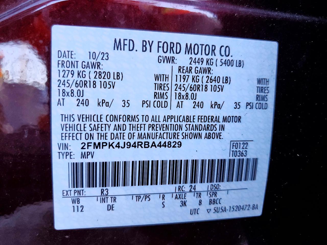 Ford Edge SEL 2024